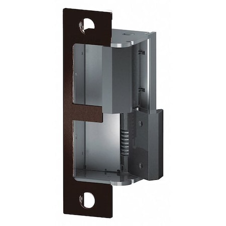 Trine Electric Door Strike, Bronze, Dark Bronze, Includes: (4) Faceplates 4100DBDL-10B-RH