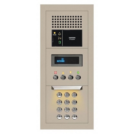 Aiphone Audio Entrance Station, 7-1/2" H x 5/8" D GTA-DESB