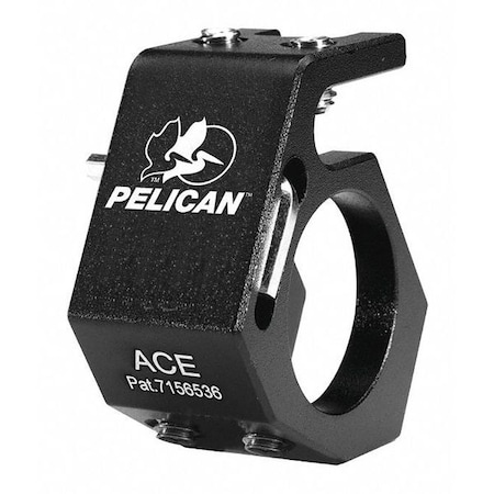 Pelican Helmet Light Holder, Black, Use w/Helmets 007810-0100-110