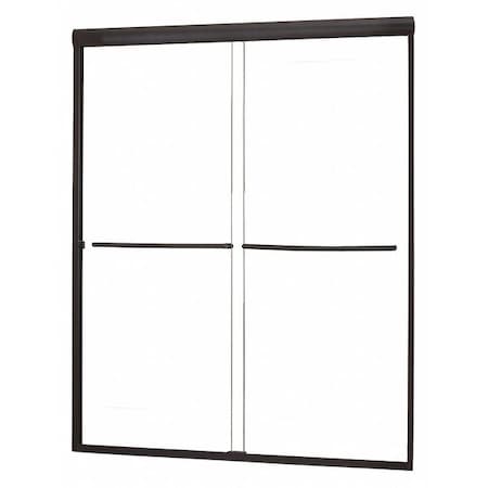 Fgi Shower Door, Al, Dark Brown, 57" x 65" Sz CVSS5765-CL-OR