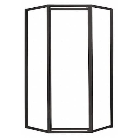 Fgi Shower Door, 16-3/4" x 24" x 16-3/4" Sz TDNA0470-CL-OR