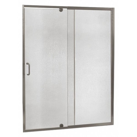 Fgi Shower Door, Aluminum, Gray, 60" x 69" Sz CVDP6069-RN-BN