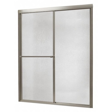 Fgi Shower Door, Aluminum, Gray, 48" x 70" Sz TDSS4870-RN-BN