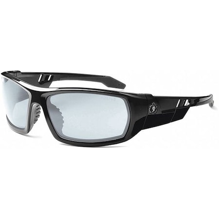 Ergodyne ODIN, Safety Glasses, Uncoated, Indoor/Outdoor Lens, Black Frame, Full-Frame ODIN