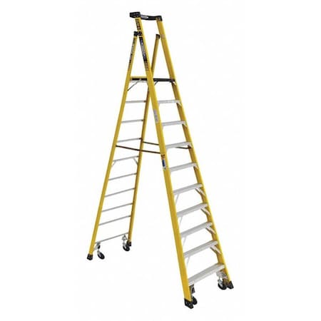 Werner PD7310-4C Podium Stepladder,375 lb. Load Capacity