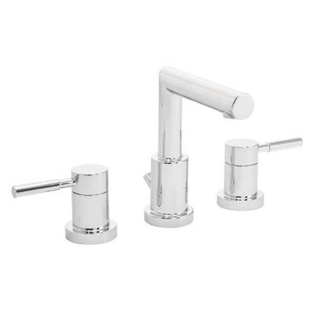 Speakman Manual Straight Bathroom Faucet, 6" to 12" Mount, Polished chrome 3 Hole SB-1021-E