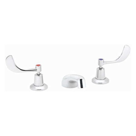 Speakman Manual Low Arc Bathroom Faucet, 8" Mount, Chrome 3 Hole SC-3044-LD-E