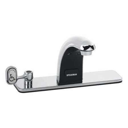 Speakman Sensor Touchless Lavatory Faucet, 4" Mount, Polished Chrome 3 Hole S-8727-CA-E