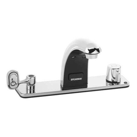 Speakman Sensor Touchless Lavatory Faucet, 8" Mount, Polished Chrome 3 Hole S-8829-CA-E