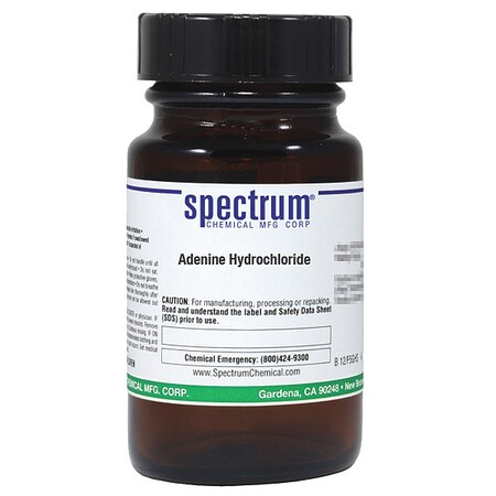 Spectrum Chemical Adenine Hydrochloride, 25g, Amber Glass A3192-25GM
