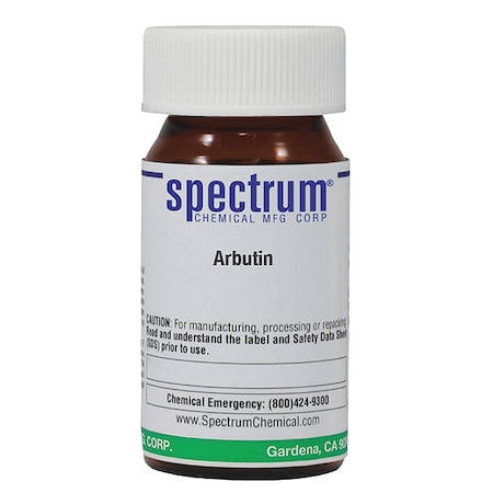 SPECTRUM Arbutin, 5g, CAS 497-76-7, Amber Glass A2450-5GM
