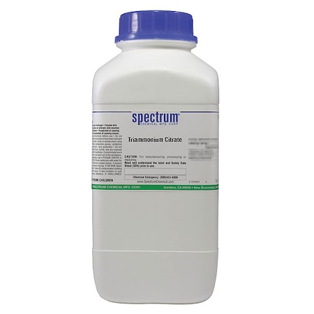 SPECTRUM Ammonium Citrate Tribasic, 2.5kg, Poly A2040-2.5KG