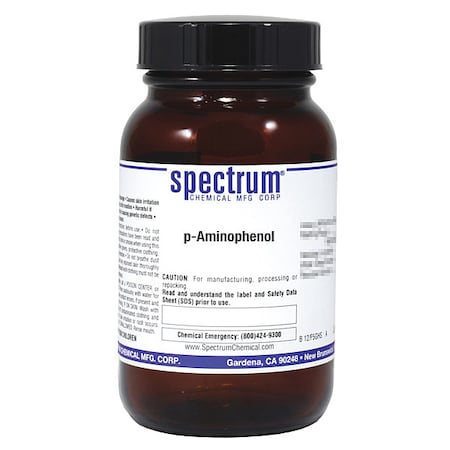 Spectrum Chemical P-Aminophenl, 100g, CAS 123-30-8, Ambr Glss A2305-100GM