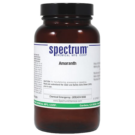 SPECTRUM Amaranth, 100g, CAS 915-67-3, Amber Glass AM105-100GM