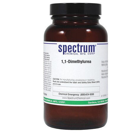 Spectrum Chemical Dimethylurea, 100g, CAS 598-94-7, Ambr Glss D1428-100GM