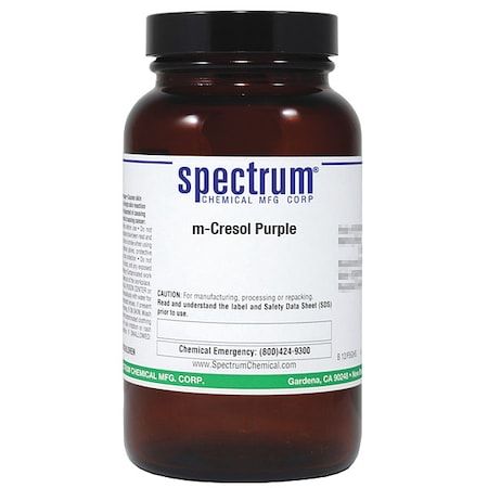 Spectrum Chemical M-Cresol Purple, 100g, 2303-01-7 CAS CR114-100GM