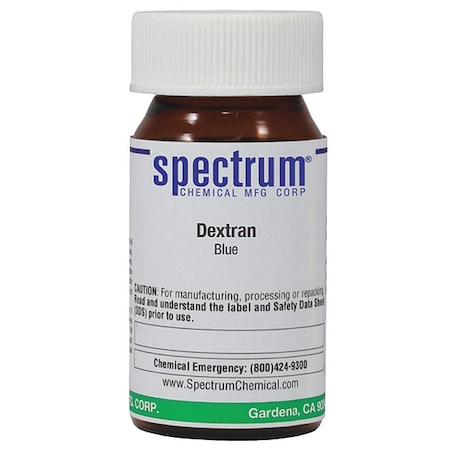 Spectrum Chemical Dextran, 5g, CAS 87915-38-6, Amber Glass D1208-5GM