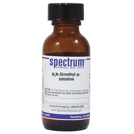 Spectrum Chemical N, N-Dimethyl-P-Toluidine, 25g, CAS 99-97-8 D2335-25GM