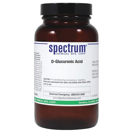 Spectrum Chemical D-Glucuronic Acid, 100g, CAS 6556-12-3 G2028-100GM
