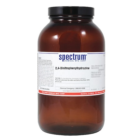 Spectrum Chemical Dinitrophenylhydrazine, 500g, Amber Glass DI149-500GM