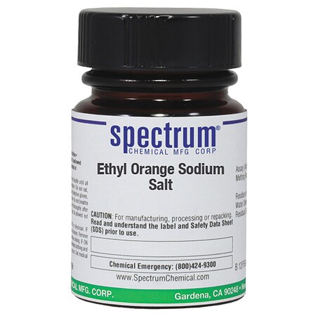 Spectrum Chemical Ethyl Orange Sodium Salt, 25g, Amber Glass E1183-25GM