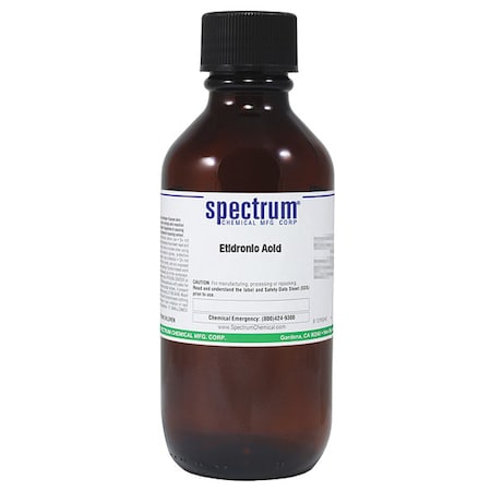 Spectrum Chemical Etidronic Acid, 500g, CAS 2809-21-4 E3490-500GM