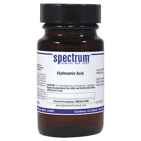 Spectrum Chemical Flufenamic Acid, 25g, CAS 530-78-9 F3020-25GM