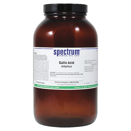 Spectrum Chemical Gallic Acid, 500g, CAS 149-91-7 G1034-500GM