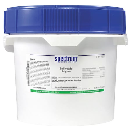 Spectrum Chemical Gallic Acid, 2.5kg, CAS 149-91-7 G1034-2.5KG