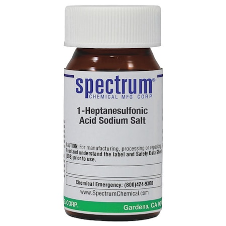 Spectrum Chemical Heptanesulfonic Acid Sodium Salt, 5g H1027-5GM