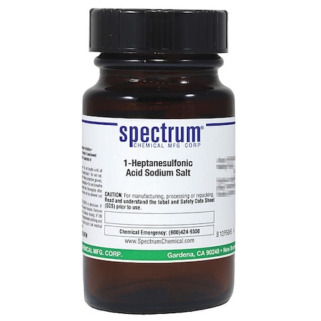 Spectrum Chemical Heptanesulfonic Acid Sodium Salt, 25g H1027-25GM