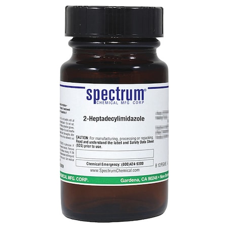 Spectrum Chemical Heptadecylimidazole, 25g, Amber Glass H1275-25GM