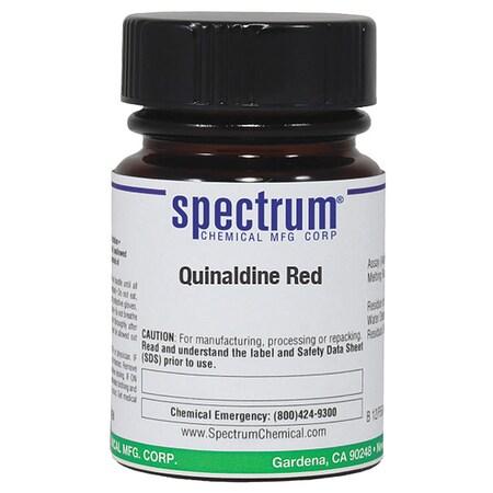 Spectrum Chemical Quinaldine Red, 5g, 117-92-0 CAS Q2024-5GM