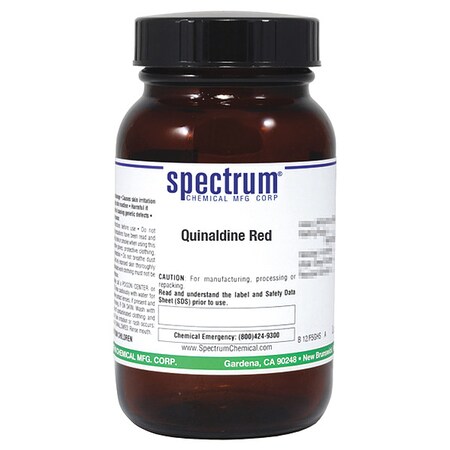 Spectrum Chemical Quinaldine Red, 25g, 117-92-0 CAS Q2024-25GM