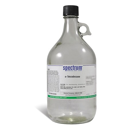 Spectrum Chemical N-Tetradecane, 2.5L, CAS 629-59-4 T2007-2.5LTGL