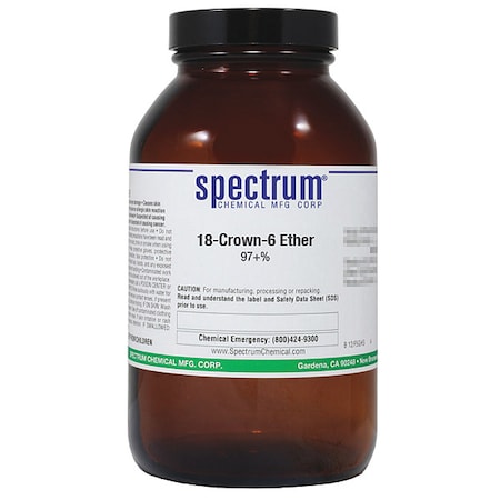 Spectrum Chemical Crown-6 Ether, 250g, CAS 17455-13-9 C1799-250GM