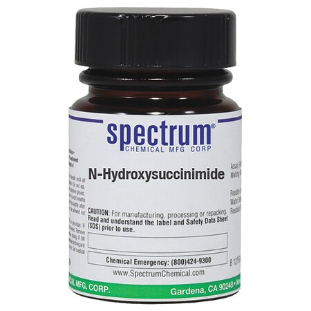 Spectrum Chemical N-Hydroxysuccinimide, 25g, Amber Glass H2495-25GM