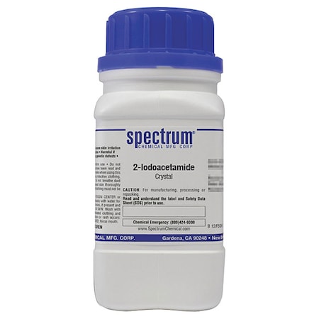 Spectrum Chemical Iodoacetamide, 100g, CAS 144-48-9, Poly I1038-100GM