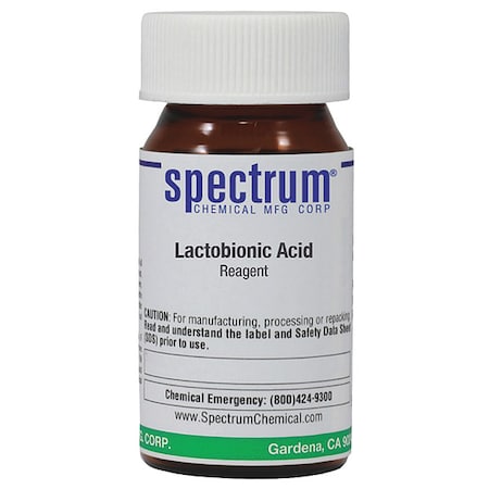Spectrum Chemical Lactobionic Acid, 5g, CAS 96-82-2 L1017-5GM