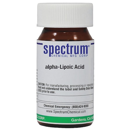 SPECTRUM Alpha-Lipoic Acid, 5g, CAS 1077-28-7 L1515-5GM
