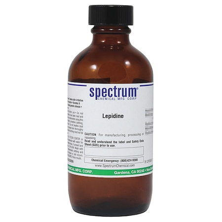 Spectrum Chemical Lepidine, 100mL, CAS 491-35-0, Amber Glass L1606-100ML