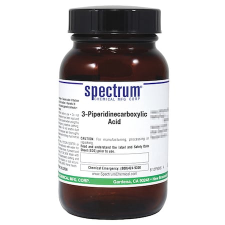 Spectrum Chemical Nipecotic Acid, 25g, CAS 498-95-3 N3821-25GM