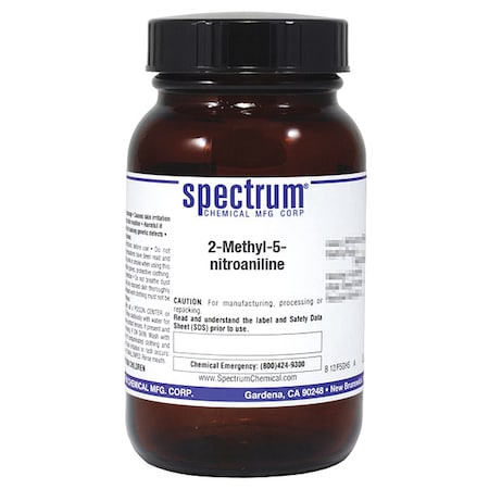 Spectrum Chemical Methyl-5-Nitroaniline, 25g, Amber Glass M2823-25GM