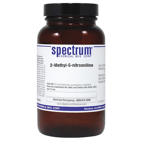 Spectrum Chemical Methyl-5-Nitroaniline, 100g, CAS 99-55-8 M2823-100GM