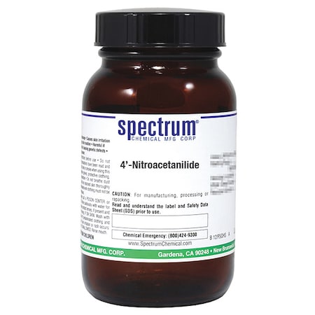 Spectrum Chemical Nitroacetanilide, 25g, CAS 104-04-1 N1522-25GM