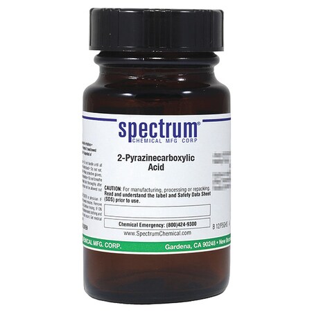 Spectrum Chemical Pyrazinecarboxylic Acid, 25g, Amber Glass P2329-25GM