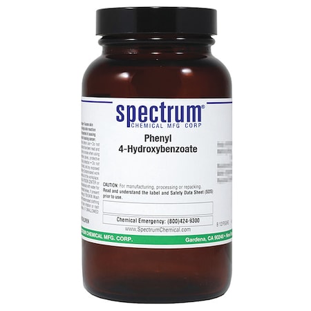 Spectrum Chemical Phenyl P-Hydroxybenzoate, 100g, Amber Glss P1504-100GM
