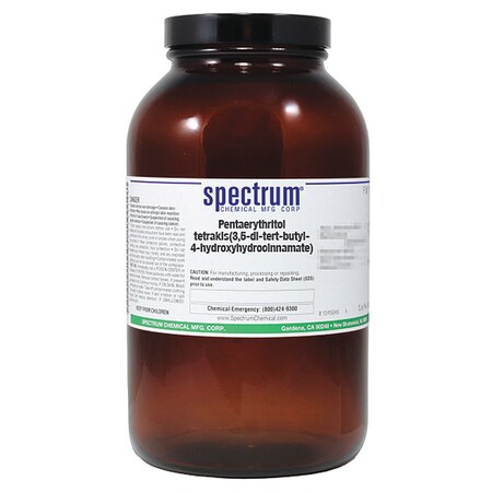 Spectrum Chemical Pentaerythritol Tetrakis, 500g, Amber Glss P1555-500GM