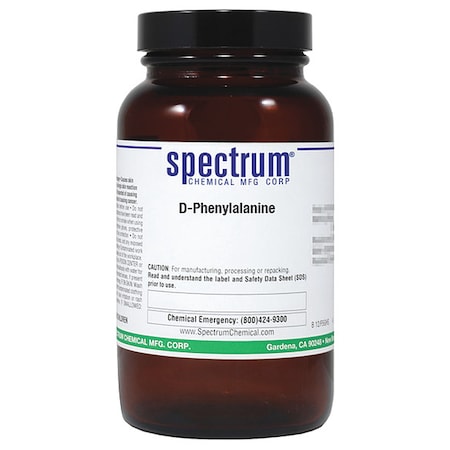 Spectrum Chemical D-Phenylalanine, 100g, CAS 673-06-3 PH143-100GM