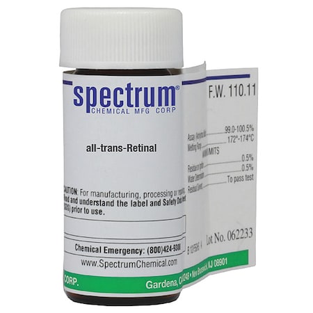 SPECTRUM All-Trans-Retinal, 1g, CAS 116-31-4 R3041-1GM